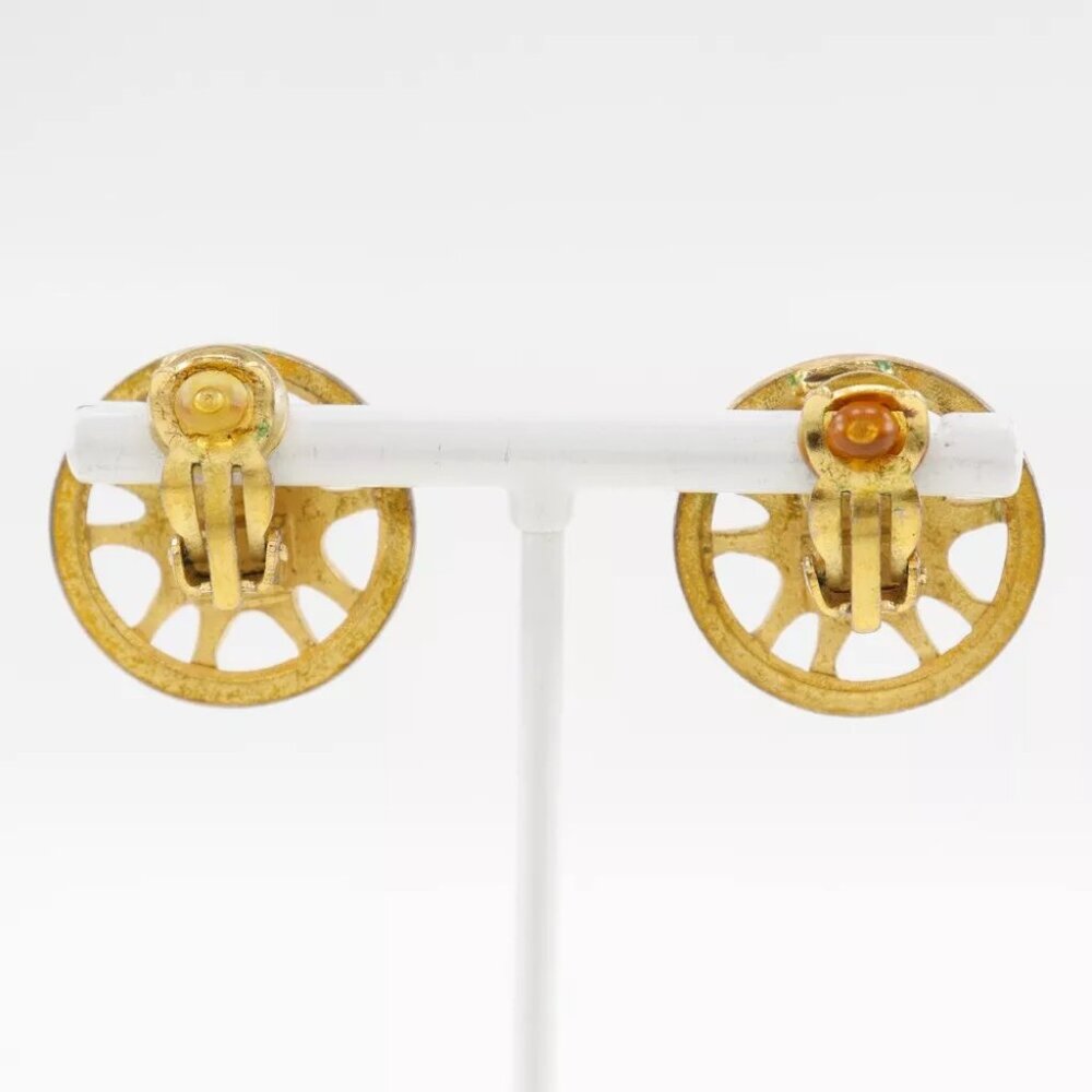 CHANEL Earring Plated Gold 8.7g Women - Picture 3 of 7